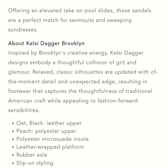 Kelsi Dagger Brooklyn Squish Slide Sandals- Oat - Picture 5 of 15